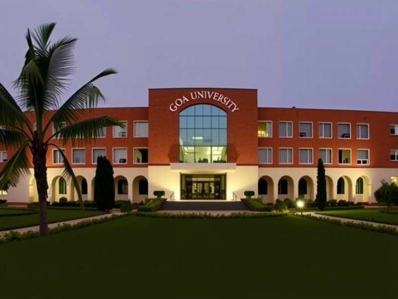 Goa University Campus Aerial View